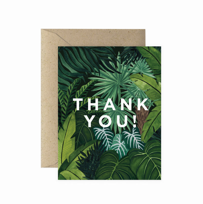 Jungle Thank You Greeting Card